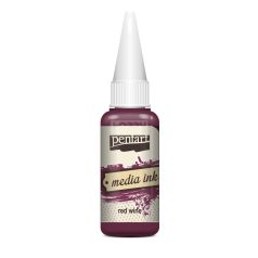 Pentart Média tinta vörösbor 20 ml 21020