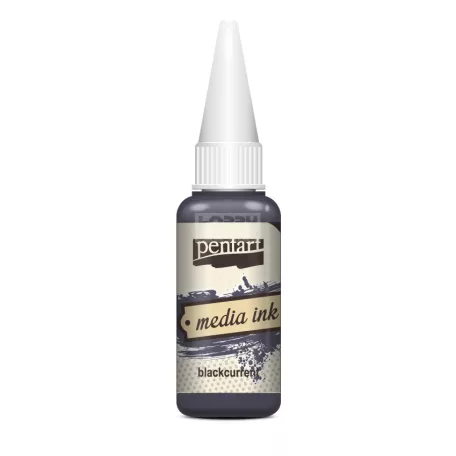 Pentart Média tinta feketeribizli 20 ml 21024