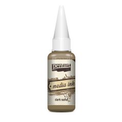 Pentart Média tinta sötéthomok 20 ml 21029