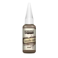 Pentart Média tinta barna 20 ml 21030