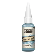 Pentart Média tinta türkizkék 20 ml 21041