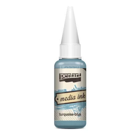 Pentart Média tinta türkizkék 20 ml 21041