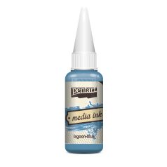 Pentart Média tinta lagúnakék 20 ml 21044