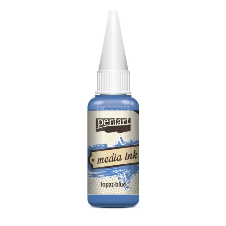 Pentart Média tinta topázkék 20 ml 21045