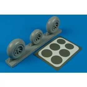   Aires P-38 Lightning wheels & paint masks - kerekek festőmaszkkal