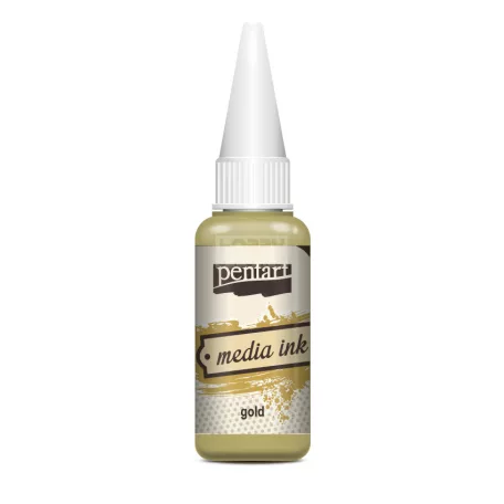 Pentart Média tinta metál arany 20 ml 21050