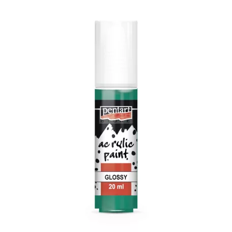 Pentart Fényes türkiz színű akril bázisú hobbi festék 20 ml