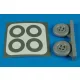 Aires Spitfire Mk.IX wheels & paint masks - kerekek festőmaszkkal