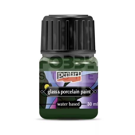 Pentart Üveg és porcelánfesték zöld 30 ml 21342