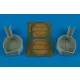 Aires Bf 109F wheel bay for Hasegawa - futóműakna