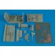 Aires Bf 109F-2/F-4 cockpit set for Hasegawa - cockpitkészlet