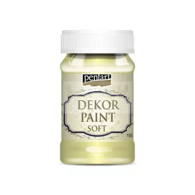 Pentart dekor krétafesték - sárga 100 ml