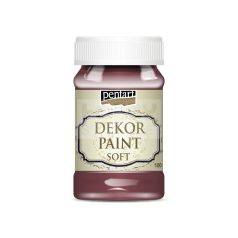   Pentart Dekorfesték lágy (chalky) burgundi vörös 100 ml 21477
