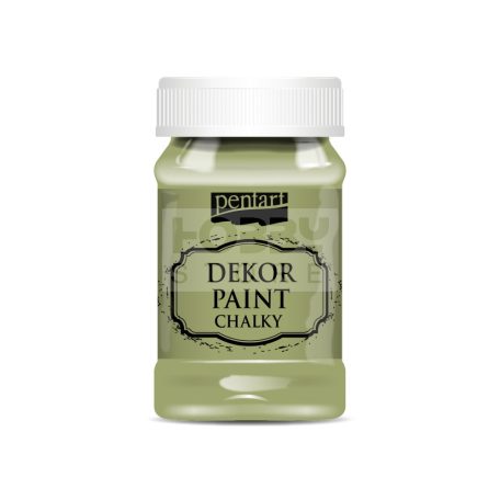 Pentart Dekorfesték lágy (chalky) olíva 100 ml 21479