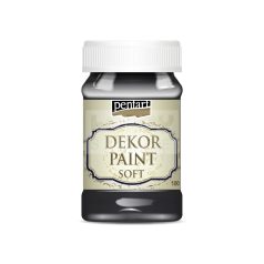 Pentart Dekorfesték lágy (chalky) fekete 100 ml 21481