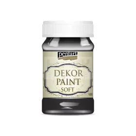 Pentart dekor krétafesték - fekete 100 ml