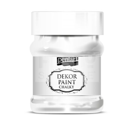 Pentart Dekorfesték lágy (chalky) fehér 230 ml 21482