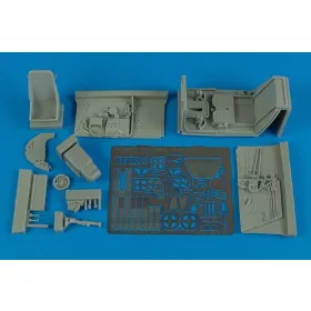   Aires Bf 109F-2/F-4 early cockpit set (HAS) - cockpitkészlet, korai változat