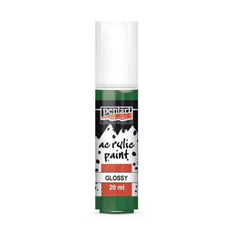 Pentart Fényes fenyőzöld színű akril bázisú hobbi festék 20 ml