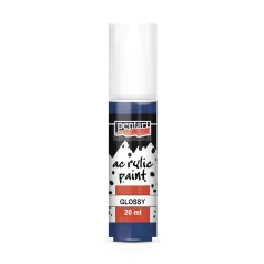   Pentart Fényes sötétkék színű akril bázisú hobbi festék 20 ml