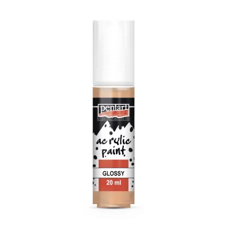 Pentart Fényes lazac színű akril bázisú hobbi festék 20 ml