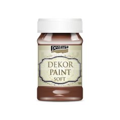 Pentart Dekorfesték lágy (chalky) barna 100 ml 21633