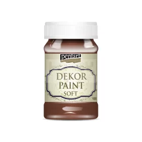 Pentart dekor krétafesték - barna 100 ml
