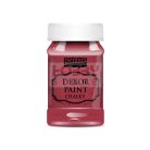 Pentart Dekorfesték lágy (chalky) kardinálpiros 100 ml 21634