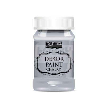 Pentart Dekorfesték lágy (chalky) szürke 100 ml 21639