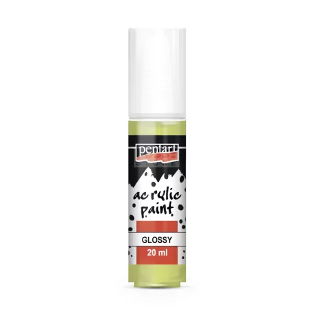 Pentart Fényes limezöld színű akril bázisú hobbi festék 20 ml