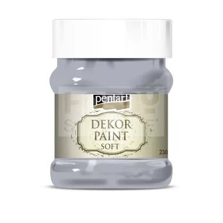Pentart Dekorfesték lágy (chalky) szürke 230 ml 21661