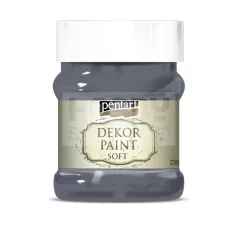   Pentart Dekorfesték lágy (chalky) grafitszürke 230 ml 21663