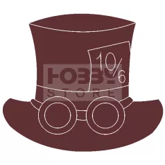 Pentart Fafigurák - Steampunk, 6 db/csomag 21683