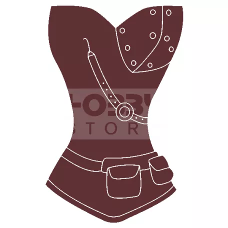 Pentart Fafigurák - Steampunk, 6 db/csomag 21689