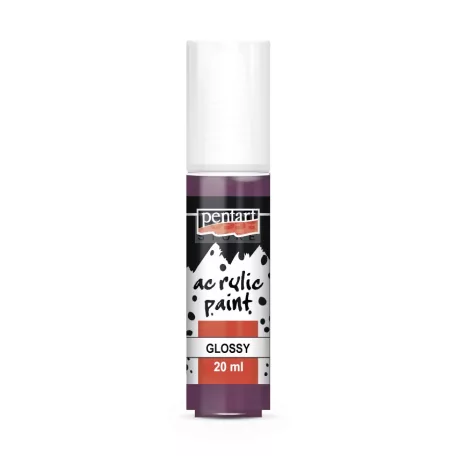 Pentart Fényes lila színű akril bázisú hobbi festék 20 ml