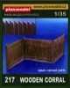 Plus Model Lattenzaun aus echtem Holz – dioráma kellék makett