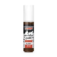   Pentart Fényes sötétbarna színű akril bázisú hobbi festék 20 ml