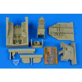   Aires F-117A Nighthawk cockpit set f.Trumpeter - cockpitkészlet