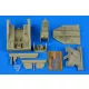Aires F-117A Nighthawk cockpit set f.Trumpeter - cockpitkészlet