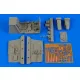 Aires Bf 109G-6 cockpit set for Revell - cockpitkészlet