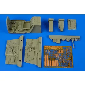 Aires Bf 109G-10 cockpit set for Revell - cockpitkészlet