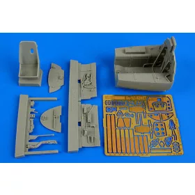 Aires Me 163B Komet cockpit set for Meng - cockpitkészlet