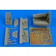 Aires Me 163B Komet cockpit set for Meng - cockpitkészlet
