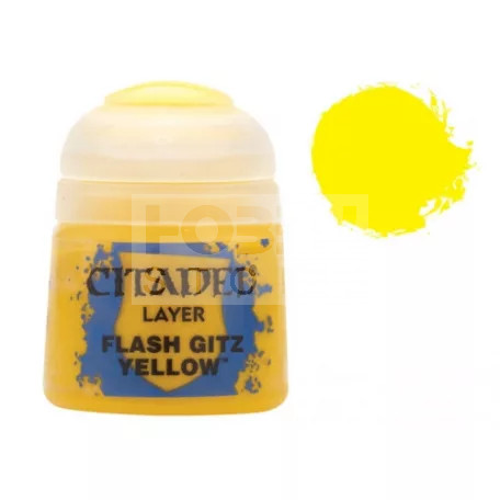 Citadel Colour Layer - Flash Gitz Yellow 12 ml akrilfesték 22-02
