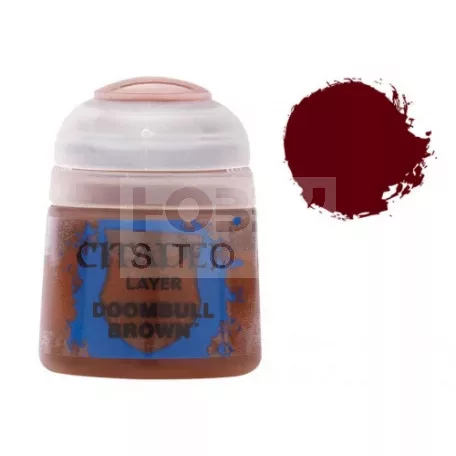 Citadel Colour Layer - Doombull Brown 12 ml akrilfesték 22-45