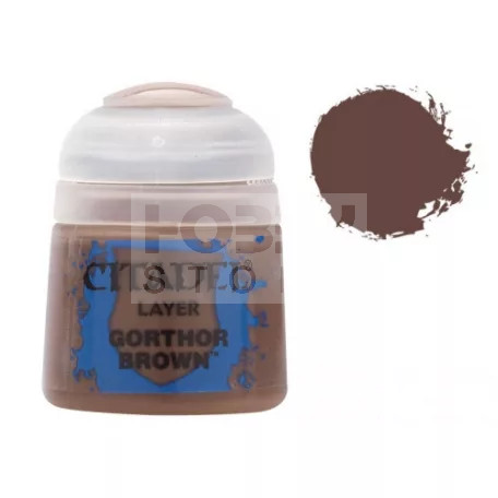 Citadel Colour Layer - Gorthor Brown 12 ml akrilfesték 22-47