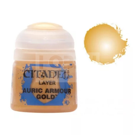 Citadel Colour Layer - Auric Armour Gold 12 ml akrilfesték 22-62