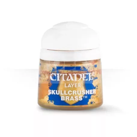 Citadel Colour Layer - Skullcrusher Brass 12 ml akrilfesték 22-73