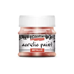   Pentart Metál bronz színű akrilfesték - hobbi festék 50 ml 2218