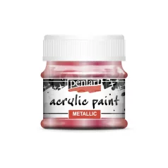   Pentart Metál vörösréz színű akrilfesték - hobbi festék 50 ml 2219